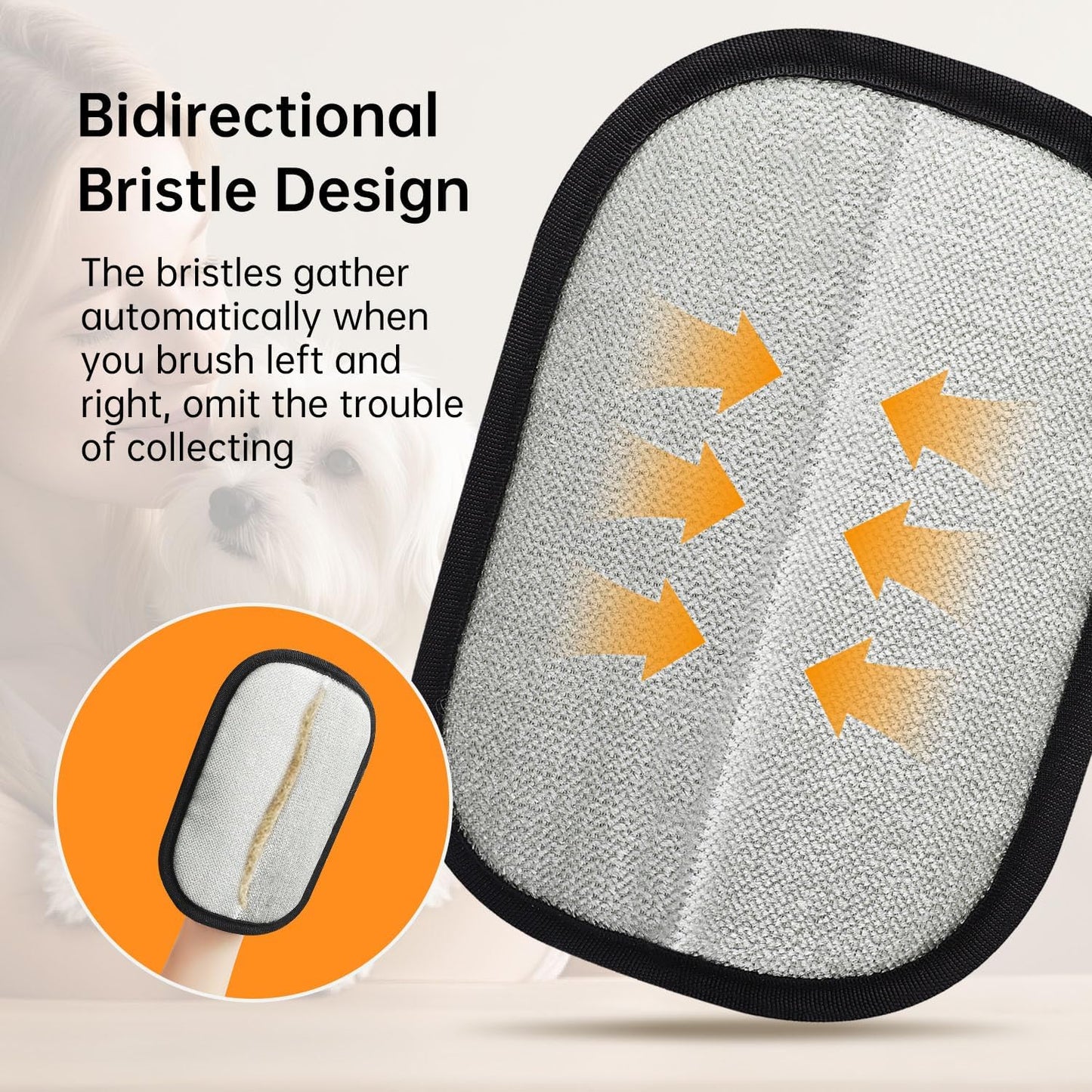 Pet Hair Remover Grooming Glove